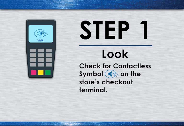 Step 1 on how to for contactless payments