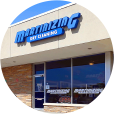 Front of Martinizing Dry Cleaners pod