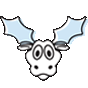 Outline of Milo the Moose, Blue Bucks Savings mascot.