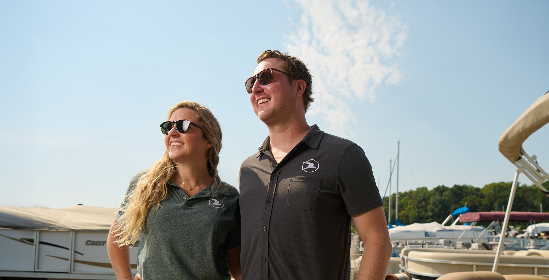 Clinton Marina co-owners.