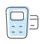 Line drawing of a payment system and payment card.
