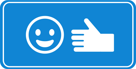 Happy face.